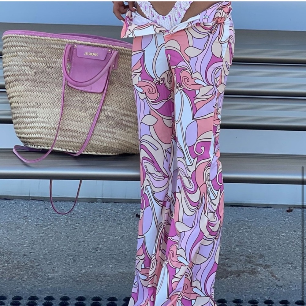 Princess Polly Elsie Pants Pink Multi - Picture 5 of 6